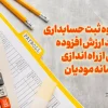 نحوه ثبت حسابداری سند ارزش افزوده پس از راه اندازی سامانه مودیان